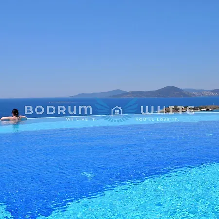 Bodrum Flamingo 4 Bed 4 Bath Duplex Holiday With Seaview 빌라 *