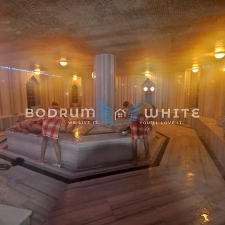 Bodrum Flamingo 4 Bed 4 Bath Duplex Holiday With Seaview Вилла *